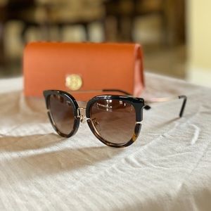 Brand New Tory Burch Split Frame Sunglasses